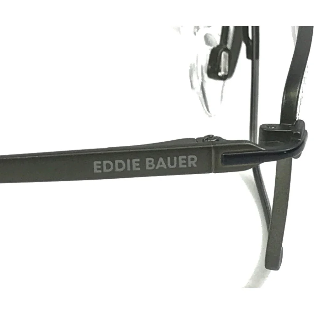Eddie Bauer Eyeglasses Frames EB32087 GN Green Full Rim Titanium 57-17-150